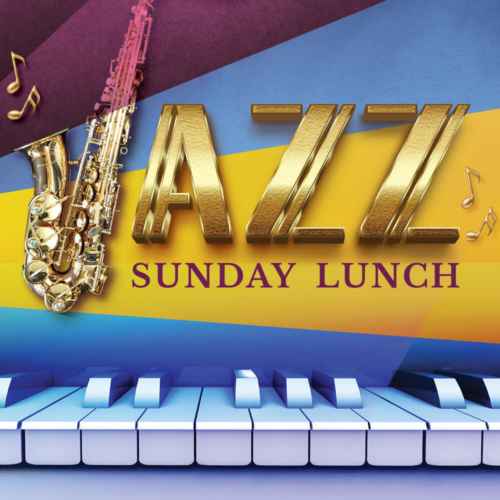 Jazz Sunday Lunch with saxophone and keyboard
