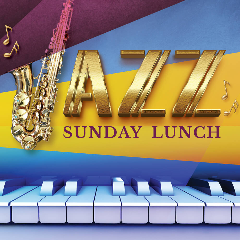 Jazz Sunday Lunch with saxophone and keyboard
