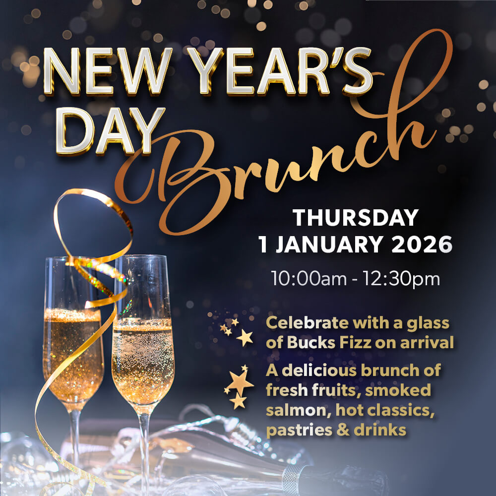 New Year's Day Brunch with Bucks Fizz on arrival